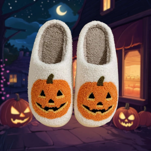 Halloween Pumpkin Slippers